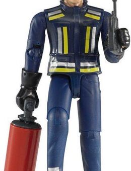 Bruder® Spielfigur bworld, Feuerwehrmann mit Zubehör, Made in Europe