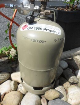 Stahlgasflasche leer 5kg Propan - Sölden