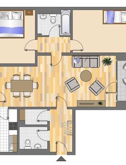 Demnächst frei! 3-Zimmer-Wohnung in Düsseldorf Hassels - Düsseldorf