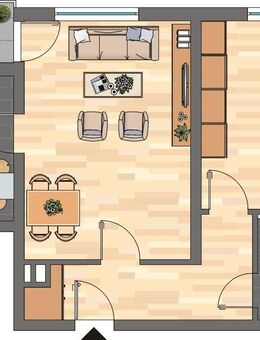Demnächst frei! 2-Zimmer-Wohnung in Haßloch - Haßloch