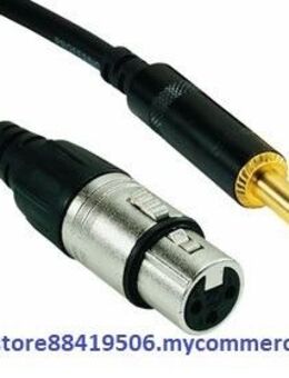 Asymmetrisches Kabel mit 1 x XLR female auf1xPlug 6,35 mm mono Länge: 5 Meter NRA-070-0420-050 5 Meter - Dübendorf