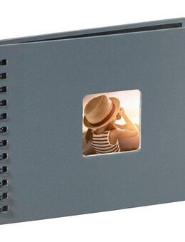 Hama Fotoalbum Fine Art, 24 x 17 cm, 50 Seiten, Photoalbum Grau