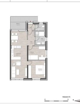 Charmante 3 Zimmer Wohnung mit Gäste-WC - A.0.4 - Friedrichshafen