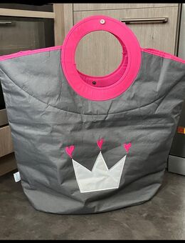 Wäschesack | Pink | Grau | große Tasche | Haushalt | Einkauf |GUT - Dresden