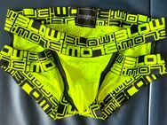 Andrew Christian Shorts, Mesh-Stoff, neongelb - Barmstedt