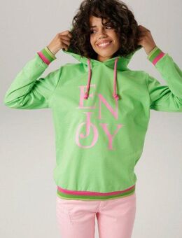 Aniston CASUAL Sweatshirt mit "ENJOY"-Schriftzug