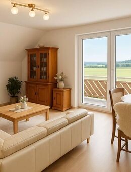 Komfortables Wohnen im Grünen: Helle 3,5-Zimmer-Dachgeschosswohnung mit schönem Balkon - Vierkirchen (Bayern)