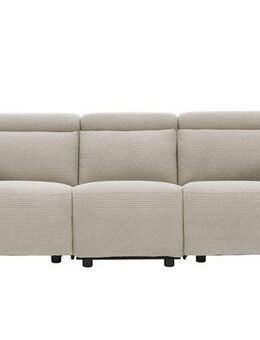 Home affaire 3-Sitzer SKAANE Struktur-Sofa, 229 cm, manuelle-u. elektrische Relaxfunktion, Relax-Funktion in 2 Sitzen, Kopfteilverstellung, Federkernpolsterung