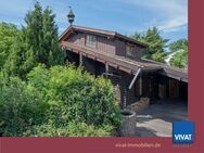 Naturnah & extravagant! Naturstammhaus am Waldrand mit vielen Highlights. Käuferprovisionsfrei! - Waldsolms