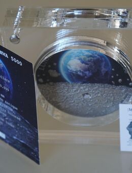 SILBERMÜNZE Niue - 1 kg Feinsilber - Lunar Meteorite NWA 5000 OVP - Jahr 2015 - Lahr (Schwarzwald)