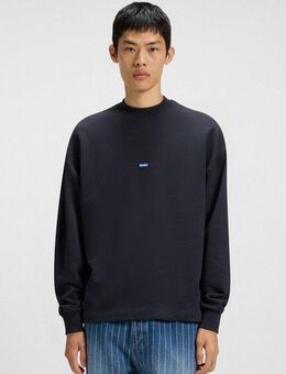 HUGO Blue Sweatshirt Nedro mit Logo-Patch