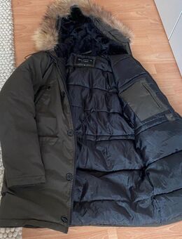 Burocs Herren Winterjacke Lang Parka Echtfell-Kapuze Größe XL - München
