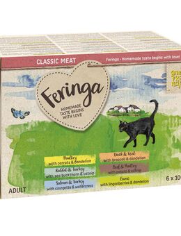 Probiermix Feringa Classic Meat Menü Schale 6 x 100 g Mixpaket 1 (6 Sorten)