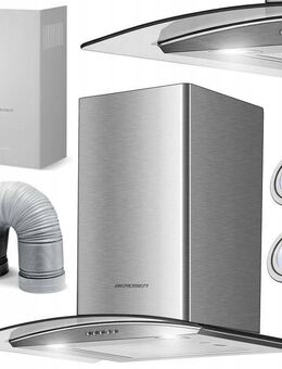 KÜCHENHAUBE 60cm KAMIN LED Dunstabzugshaube - Wuppertal