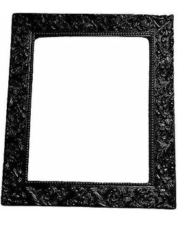 Leerrahmen Bilderrahmen-Holz-Barock-Sondermaße-alle Größen möglich 485 Schwarz-Matt - Holzminden