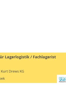 Fachkraft für Lagerlogistik / Fachlagerist (m/w/d) - Oststeinbek