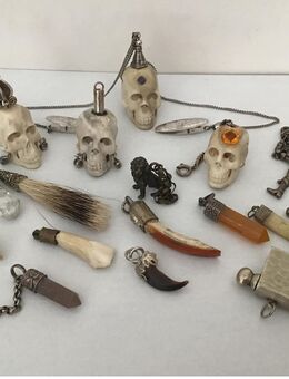 Trachtenschmuck alte verschieden Charivari Anhänger - Meerbusch