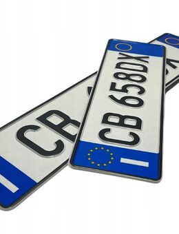 Autokennzeichen KFZ Kennzeichen für Sammler oder Showzwecke original geprägt Italien Set 5673 - Wuppertal