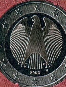 5 x 2 Euro Deutschland Kursmünze 2006, pp, polierte Platte, A-J - Mönchengladbach