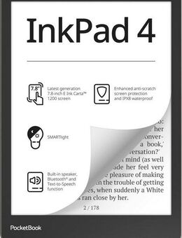 PocketBook InkPad 4 E-Book (7,8", 32 GB)