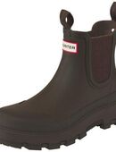 Hunter UNISEX ELEMENTS ELASTIC CHELSEA BOOT Gummistiefel wasserdicht, Elastikeinsätze an den Seiten, Chunky Sohle in 00000