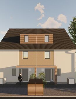 Neubau - großzügige Doppelhaushälfte mit großer Süd-Terrasse in ruhiger Lage - Baiersdorf