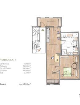 Neu sanierte Eigentumswohnung im historischen Wohnen mit Denkmalschutzabschreibung - Fürth