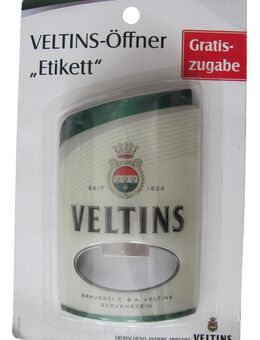 Brauerei Veltins - Flaschenöffner in Etikettform - Doberschütz