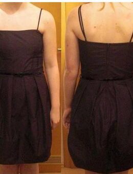 Abendkleid, Cocktailkleid in lila von Vera Monte Größe 34 - Essen