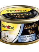 Sparpaket GimCat ShinyCat Filet Dose 24 x 70 g - Thunfisch Mix in 00000