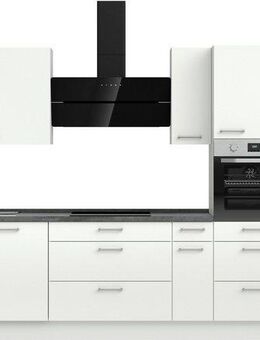 nobilia® Küchenzeile "Laser II", Ausrichtung wählbar, Breite 360 cm, vormontiert, wahlw. mit unterschiedlichen E-Geräten-Sets