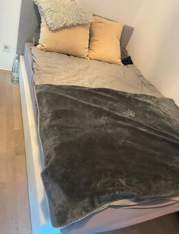 Boxspringbett grau 140x200cm - Mannheim