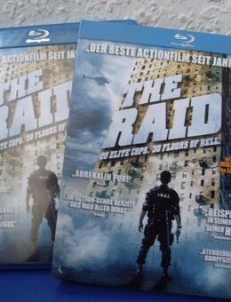 The Raid Blu-ray im Schuber NEU Full Uncut Bester Action Movie FSK Flaschen frei - Kassel