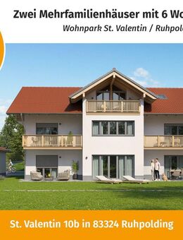 Großzügige Obergeschosswohnung mit drei Balkonen in sonniger Lage - Ruhpolding