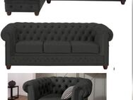 Sofagarnitur - Chesterfield - Sofa Couch - NEU & OVP !!! 3-Sitzer + Ecksofa & Sessel "NP 2350€" NEU & OVP - Harsefeld