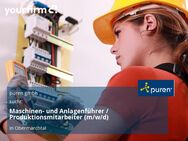 Maschinen- und Anlagenführer / Produktionsmitarbeiter (m/w/d) - Obermarchtal