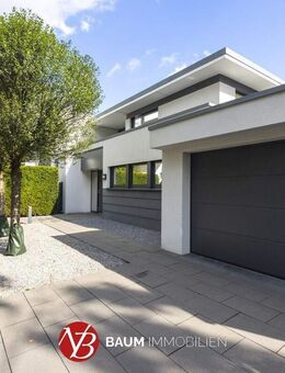 Stilvolle, großzügige Designvilla im Bauhaus-Stil in Premiumlage von Alt-Meererbusch - Meerbusch