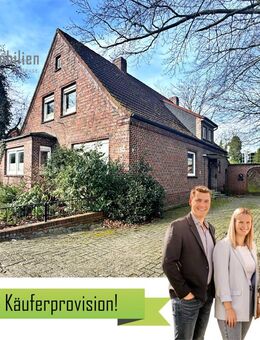 Baugrundstück mit Altbestand | 1A-Lage in Wiesmoor Kernstadt | großzügiger B-Plan - Wiesmoor