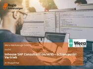 Inhouse SAP Consultant (m/w/d) – Schwerpunkt Vertrieb - Wuppertal