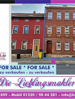 teilsananiertes, mod.-bed. 3 Familienhaus mit Zufahrt, Garten, Hof und Garage - Mühlhausen (Thüringen)