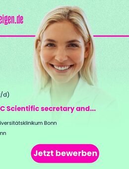 EUCIC Scientific secretary and training programme manager (m/w/d) - Institute of Hygiene - Bonn