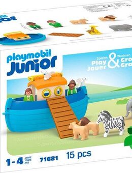 Playmobil® Meine Mitnehm-Arche Noah (71681), JUNIOR Konstruktions-Spielset, (15 St), Made in Europe