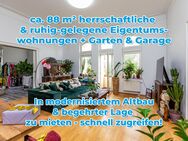 Miete: großzügige ca. 92 m² 3-Raum-Wohnung in ruhiger Lage mit Garage & Gartenanteil - Apolda