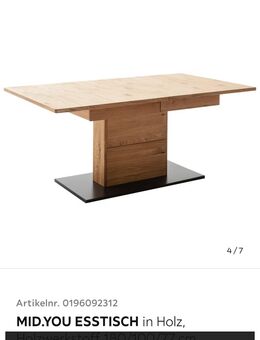 Neuer Wildeiche Tisch 180 / 230 mal 100 cm - Celle