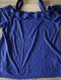 T-Shirt mit Trägern Cut Out Shirt dunkelblau S 36 - Neuenhagen (Berlin)
