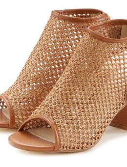 LASCANA Sommerschuh Sandalette Sandale, Sommerschuh in modischer Flecht-Optik VEGAN