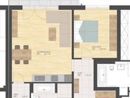 PROVISIONSFREI+NEUBAU+ 2-Zimmer-ETW mit großem Balkon - Waldkraiburg