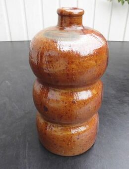 Keramik Vase Flasche 21 cm braun Deko Vintage 4,- - Flensburg