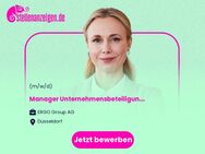 Manager Unternehmensbeteiligungen (m/w/d) - Düsseldorf