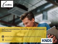 Softwareentwickler (m/w/d) mit Schwerpunkt Embedded - Konstanz